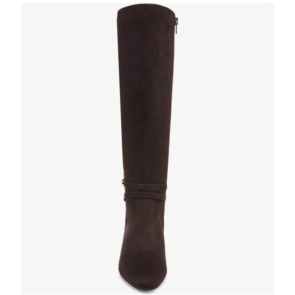 LifeStride Women's Guild Tall Boot👢 Dark Chocolate Leather- Regular Calf-NEW😍